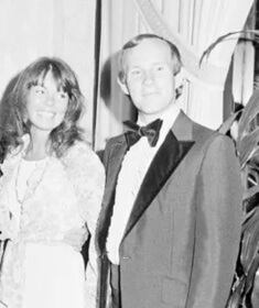 Rochelle Robley with her ex-husband, Tom Smothers.